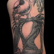 jack tattoo, nightmare before christmas tattoo
