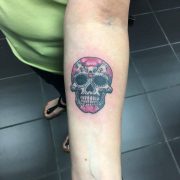 sugar skull tattoos, tattoos for women, tattoos for men, tattoos in south woodford