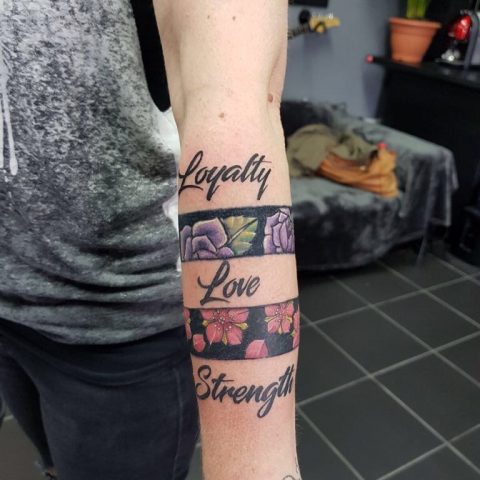 loyalty tattoo, love tattoo, strength tattoo