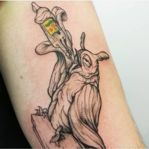 owl tattoo, custom tattoos, tattoo flash, tattoo design, blackwork tattoo, skecth tattoo, funny tattoos