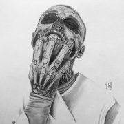 Natasha Jackson, tattoo shop, piercings, barkingside, artwork, commissions, portraits, zombie boy