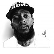 Natasha Jackson, Nipsey Hussle , portrait tattoo artist, tattoos essex, Barkingside , black and grey portraits