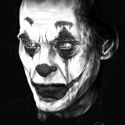 Natasha Jackson, The Joker portrait, portrait tattoo artist, tattoos essex, Barkingside , black and grey portraits